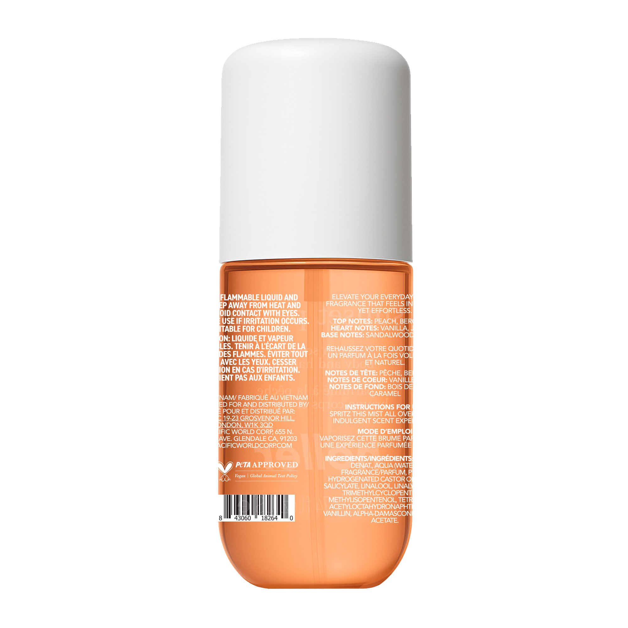 170ML BODY AND HAIR MIST PEACH SCENTED - Image 5