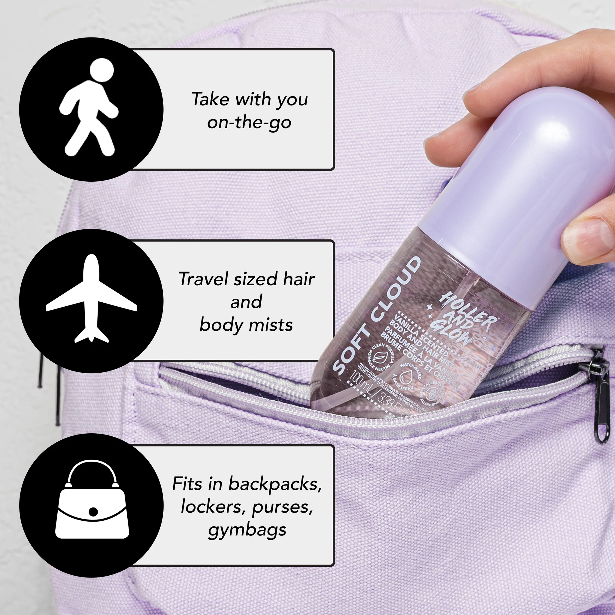 100ML BODY AND HAIR MIST VANILLA SCENTED - Image 4