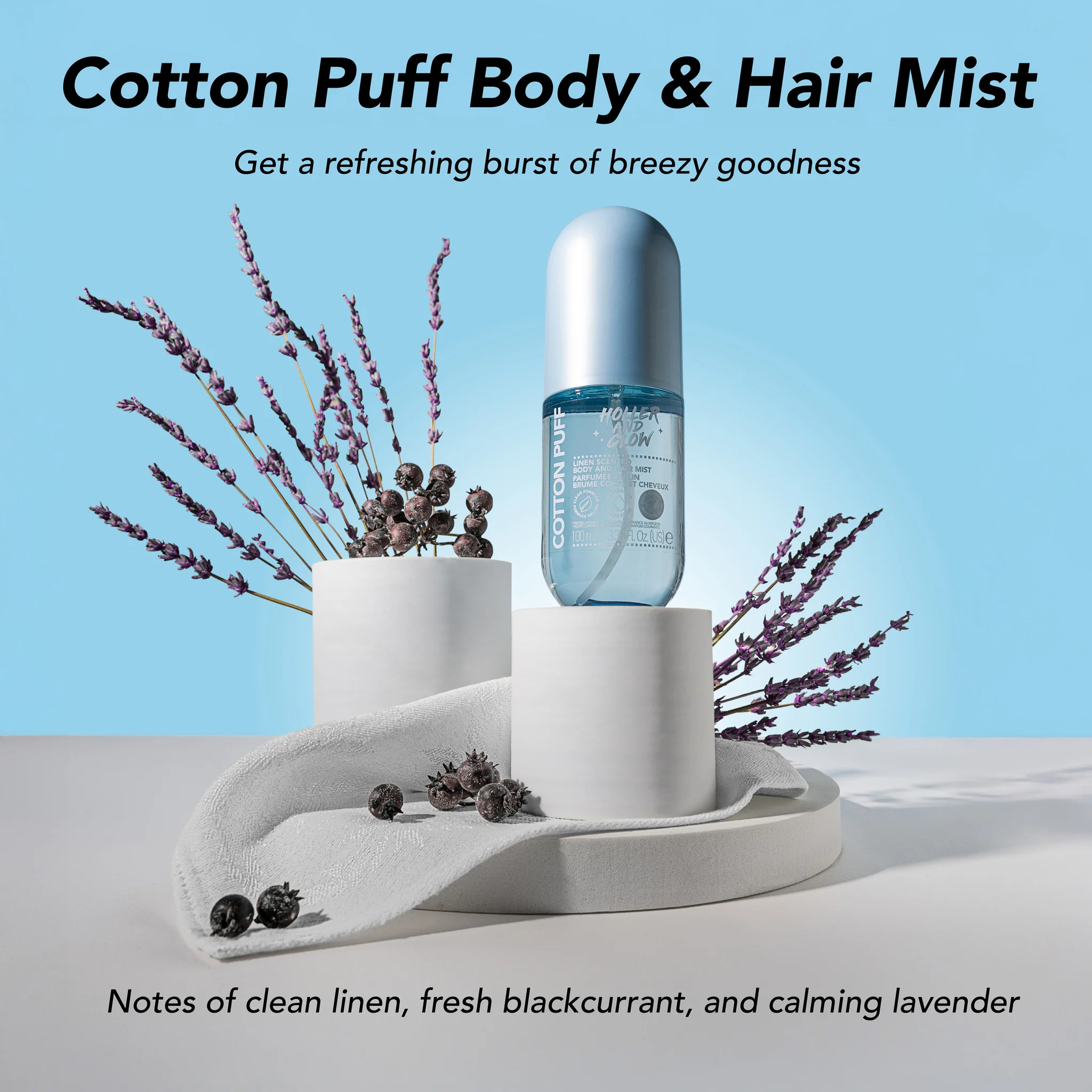 100ML BODY AND HAIR MIST LINEN SCENTED - Image 3