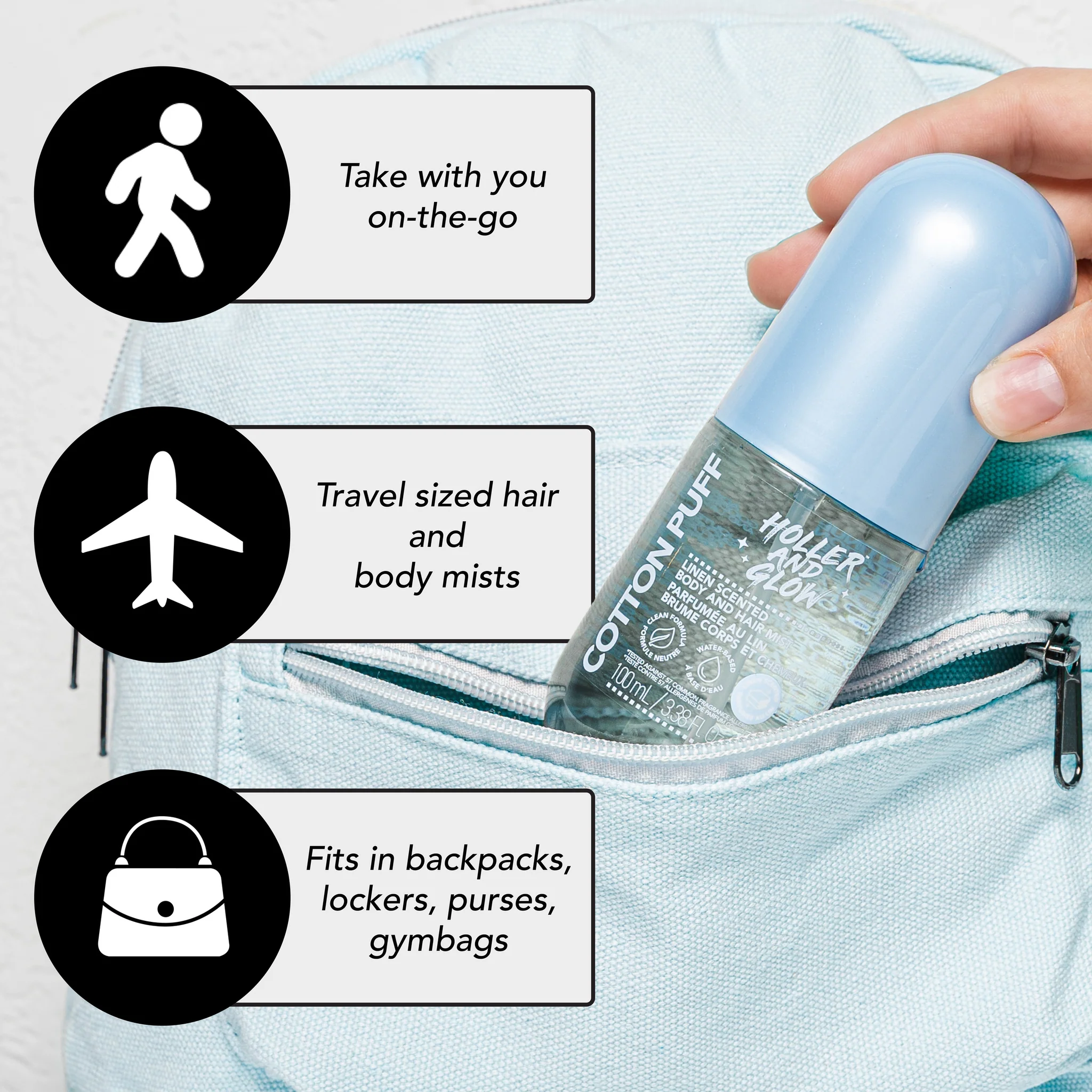 100ML BODY AND HAIR MIST LINEN SCENTED - Image 4