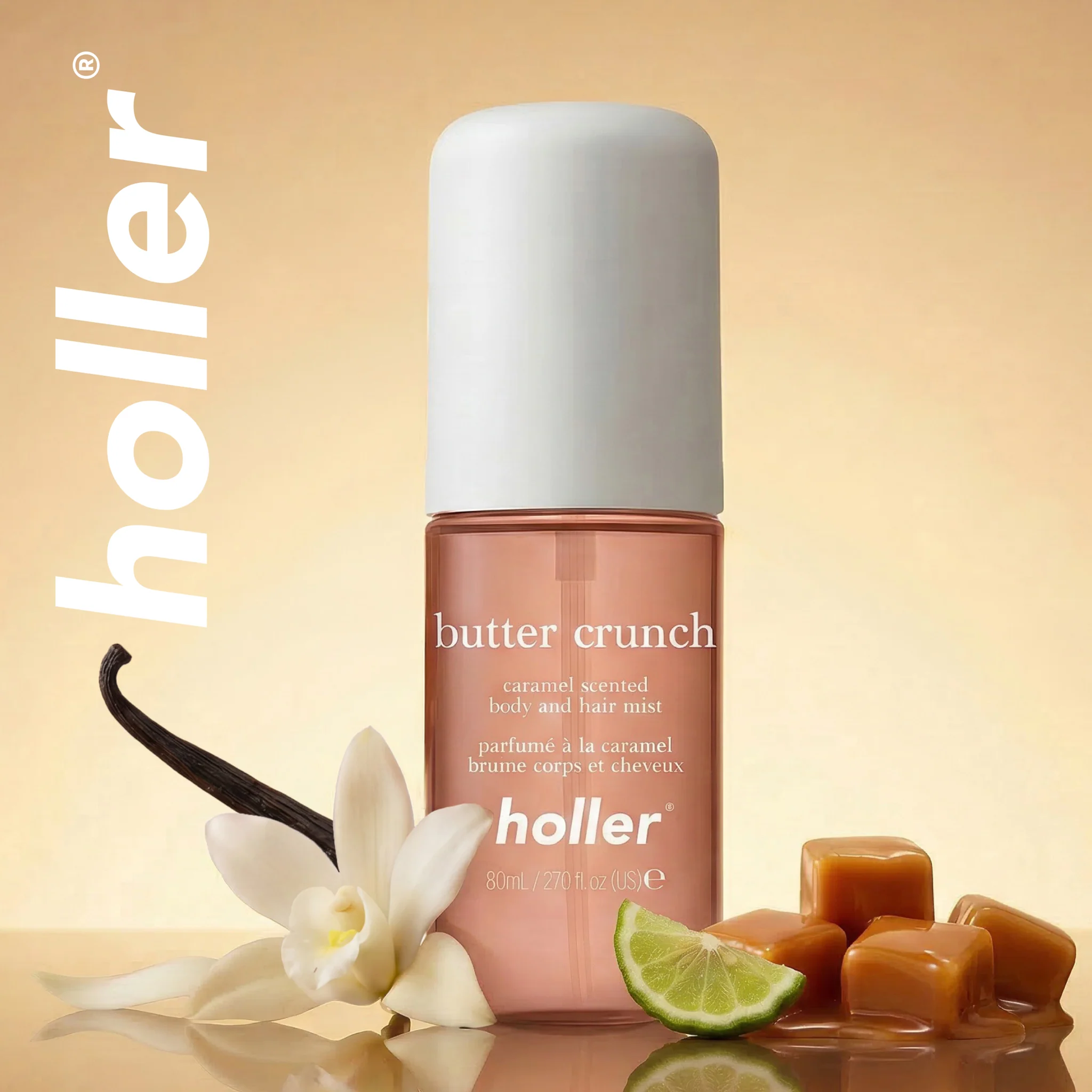 80ML BODY AND HAIR MIST CARAMEL SCENTED - Image 3