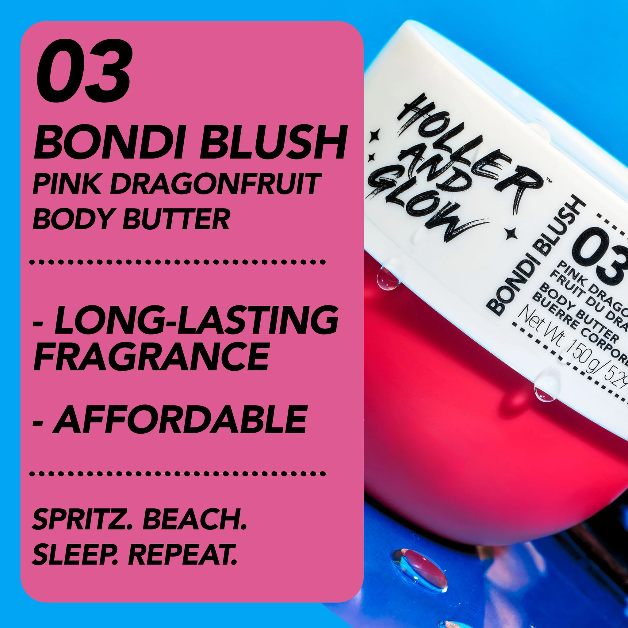 150G BODY BUTTER PINK DRAGONFRUIT SCENTED - Image 2