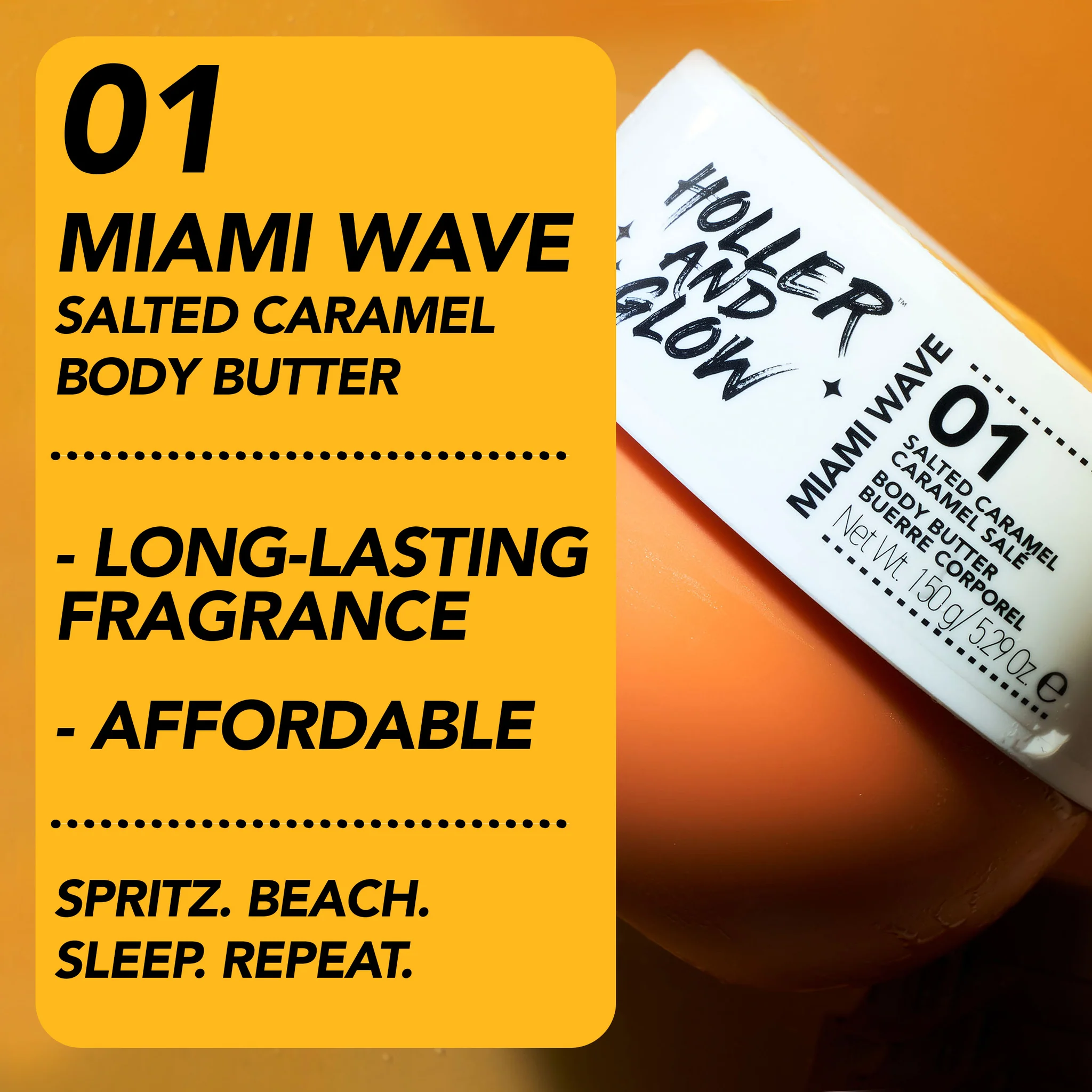 150G BODY BUTTER SALTED CARAMEL SCENTED - Image 2