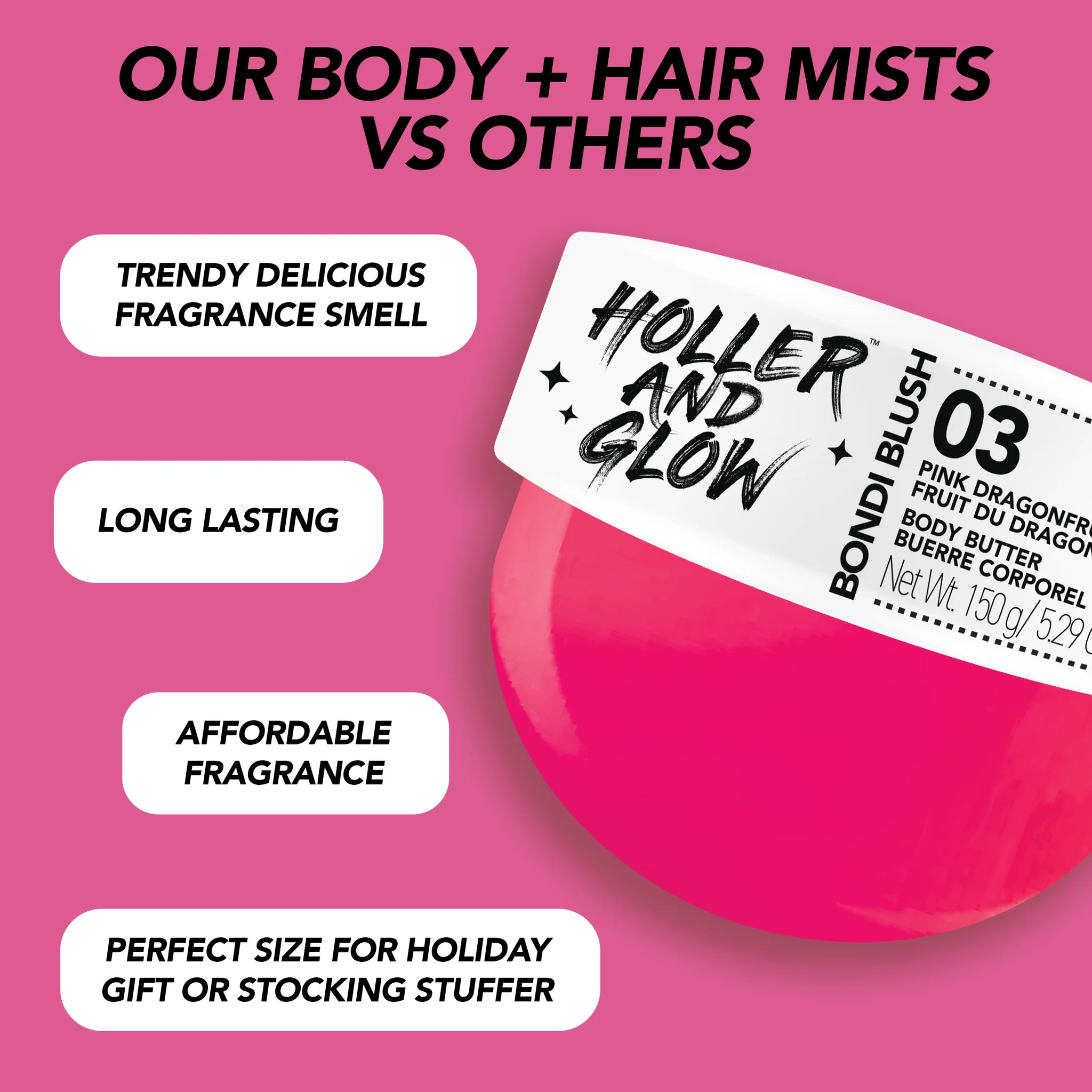 150G BODY BUTTER PINK DRAGONFRUIT SCENTED - Image 4